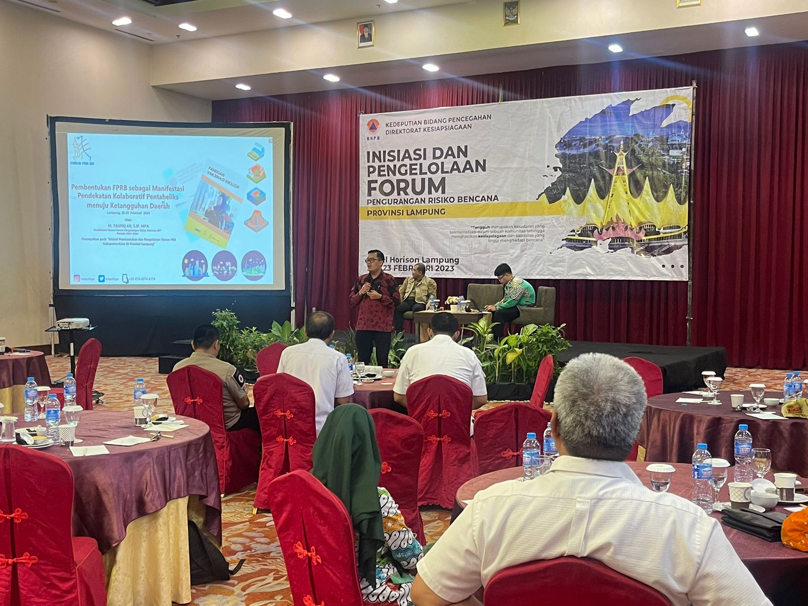 BNPB Inisiasi Pembentukan Forum PRB Provinsi Lampung